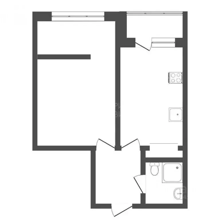 1-к кв. Тюменская область, Тюмень Солнечный проезд, 25 (40.1 м) - Фото 2