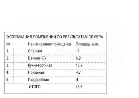 1-к. квартира, 43 м, 3/20 эт. - Фото 0