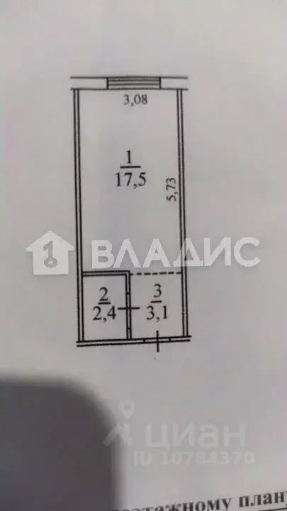 Студия Кемеровская область, Кемерово Инициативная ул., 5 (23.0 м) - Фото 1