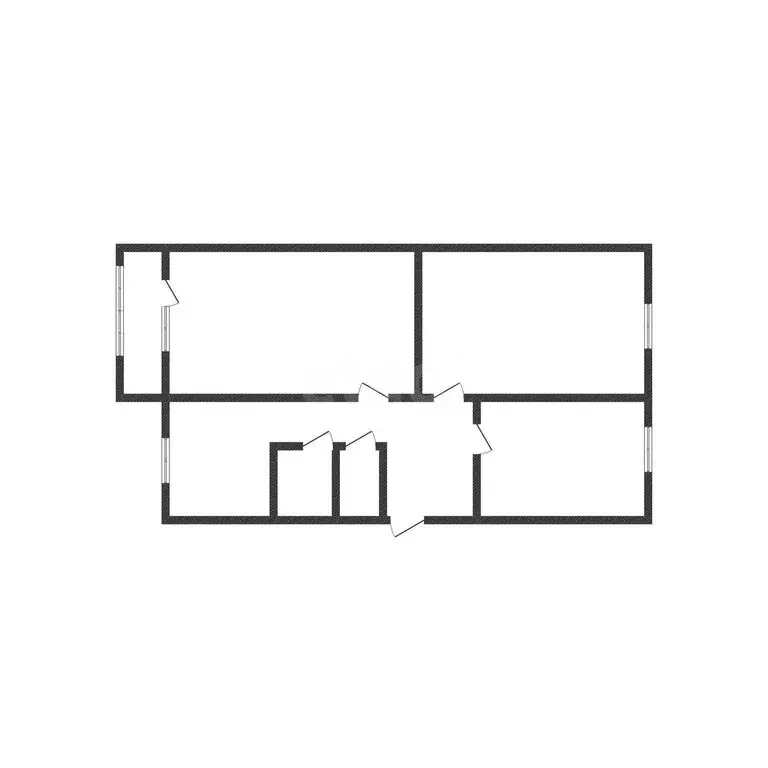 3-комнатная квартира: Троицкий, Молодёжная улица, 6 (62 м) - Фото 1
