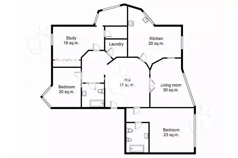4-к кв. Москва Осенняя ул., 25К1 (174.0 м) - Фото 2