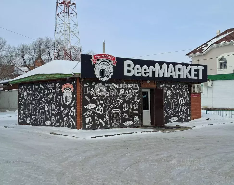 Торговая площадь в Омская область, с. Азово ул. Советская, 58А (391 м) - Фото 1