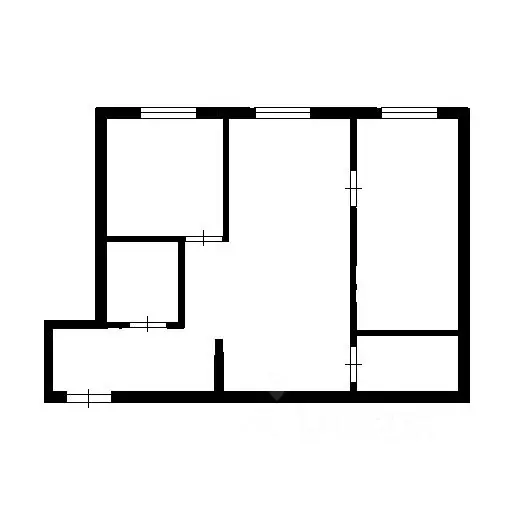 2-к кв. Мурманская область, Мурманск ул. Свердлова, 12к4 (45.0 м) - Фото 1