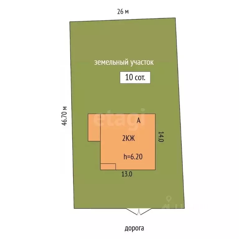 Дом в Калужская область, Город Калуга городской округ, д. Мстихино ул. ... - Фото 2