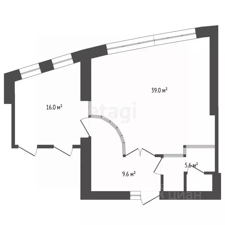 Офис в Тюменская область, Тюмень ул. Республики, 14/7 (70 м) - Фото 1