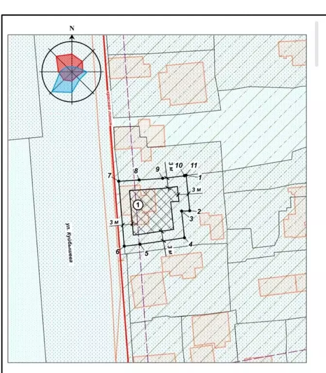 Участок в Омская область, Омск ул. Куйбышева, 143 (3.7 сот.) - Фото 1