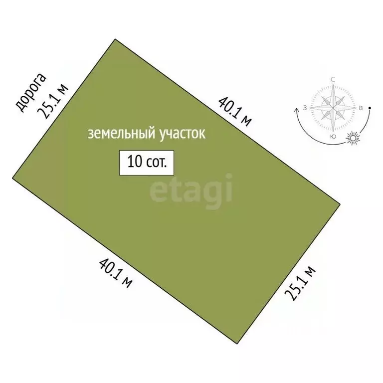 Участок в Тюменская область, Нижнетавдинский муниципальный округ, ... - Фото 2