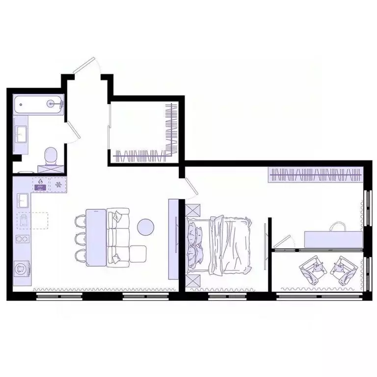 3-к кв. Приморский край, Владивосток Днепровская ул. (64.6 м) - Фото 2