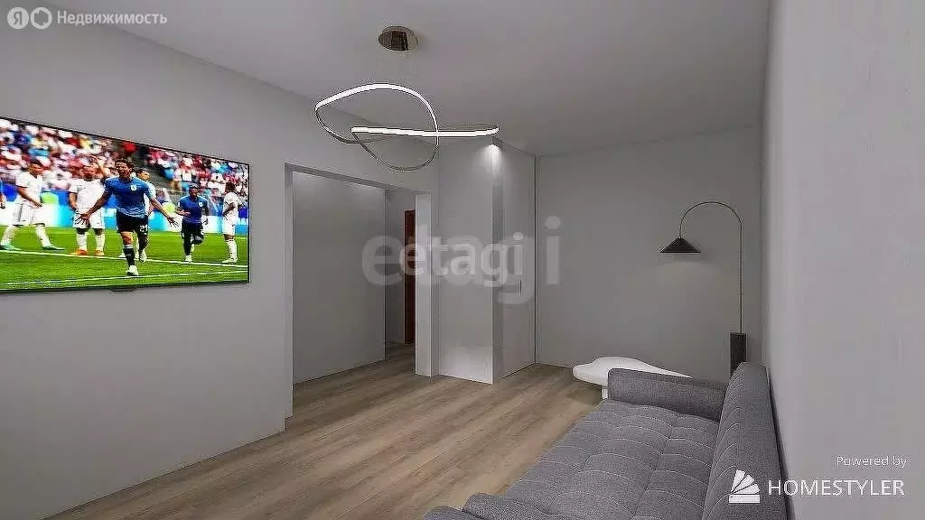 1-комнатная квартира: Тюмень, Харьковская улица, 56 (28.1 м) - Фото 2