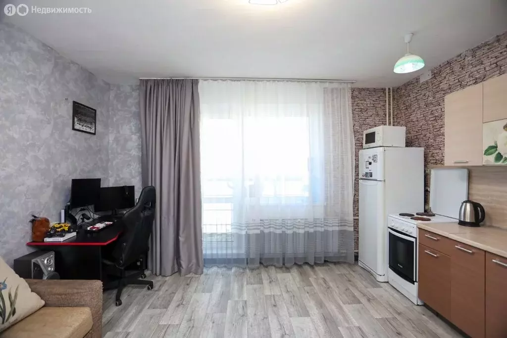 Квартира-студия: Челябинск, улица Конструктора Духова, 1 (24 м) - Фото 1