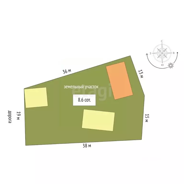 Дом в Саха (Якутия), Якутск ул. Винокурова, 97/3 (44 м) - Фото 1