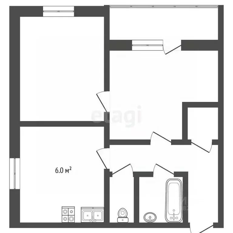 2-к кв. Московская область, Ногинск Богородский городской округ, ул. ... - Фото 1