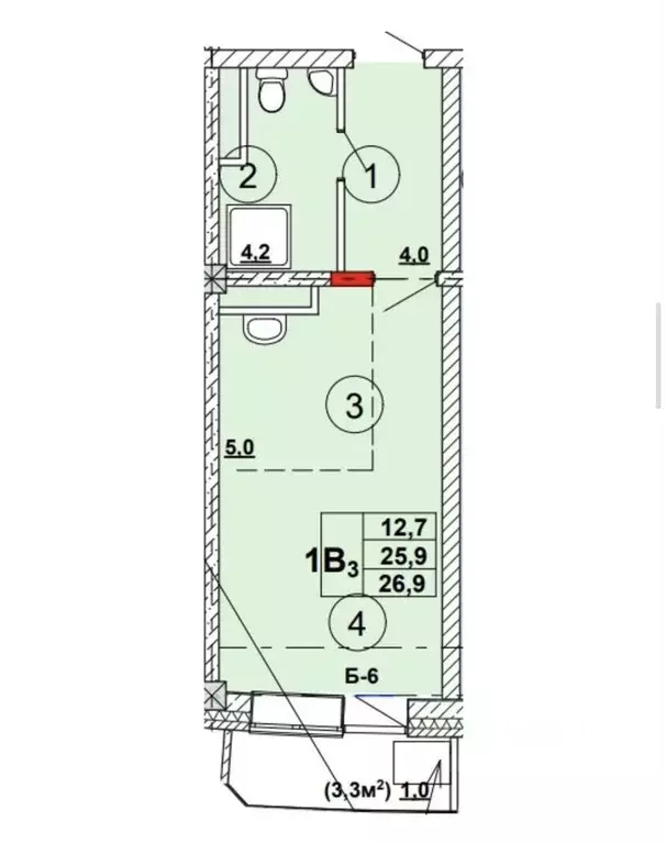 Студия Хакасия, Абакан ул. Кирова, 185к2 (26.0 м) - Фото 0