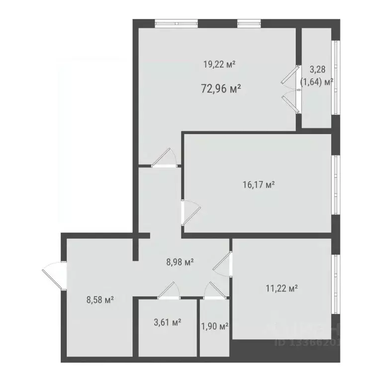 2-к кв. Сахалинская область, Южно-Сахалинск Зеленая Планета на Мира ... - Фото 1