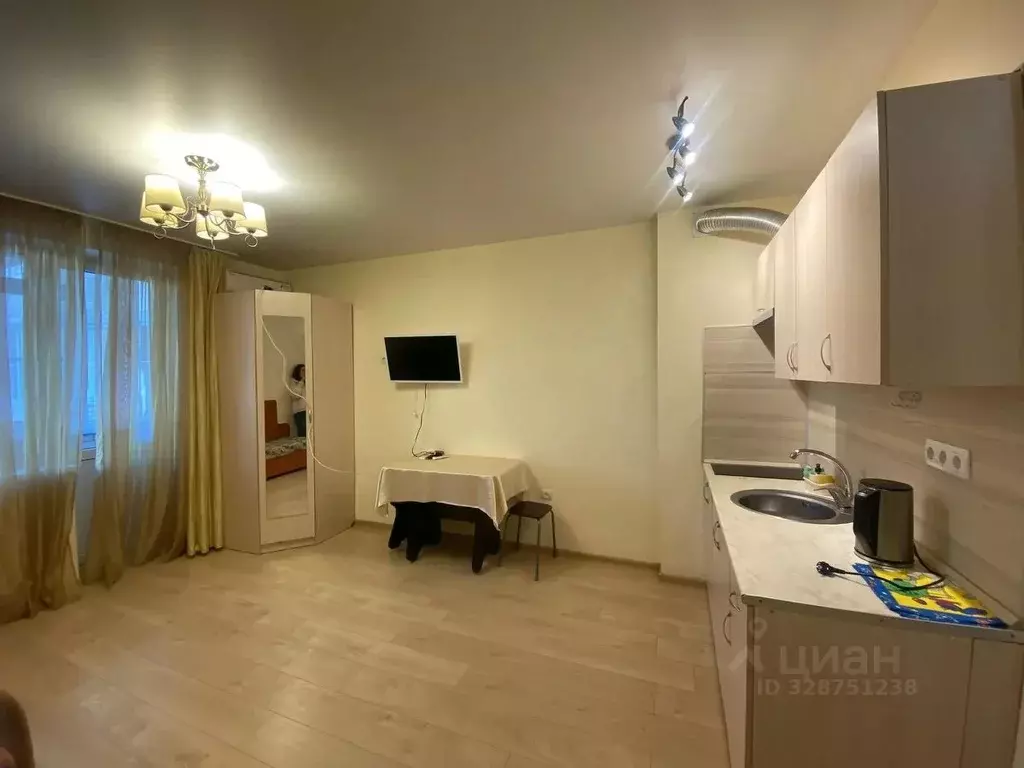 Студия Краснодарский край, Краснодар ул. Им. Сорока А.М., 2 (22.4 м) - Фото 1