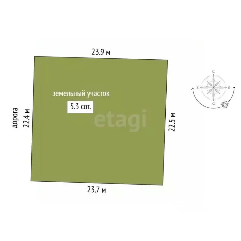 Участок в Тюменская область, Нижнетавдинский муниципальный округ, ... - Фото 2