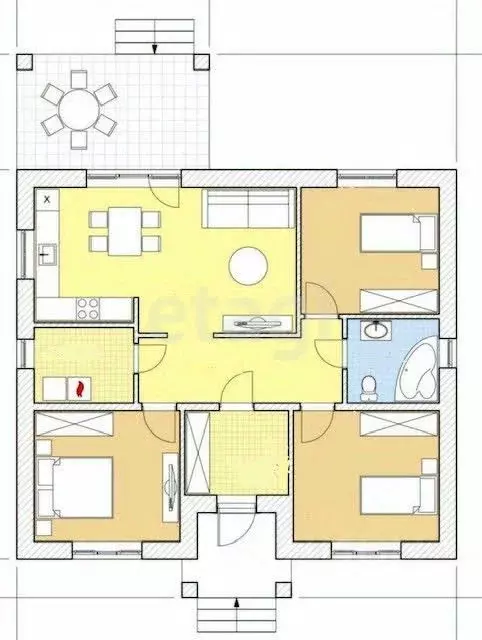 Дом в Белгородская область, Белгородский район, Новосадовское с/пос, ... - Фото 2