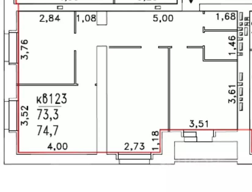 3-к кв. Тамбовская область, Тамбовский муниципальный округ, д. Крутые ... - Фото 2