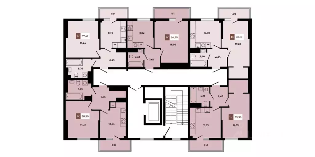 1-к кв. Ростовская область, Аксайский район, Щепкинское с/пос, пос. ... - Фото 2