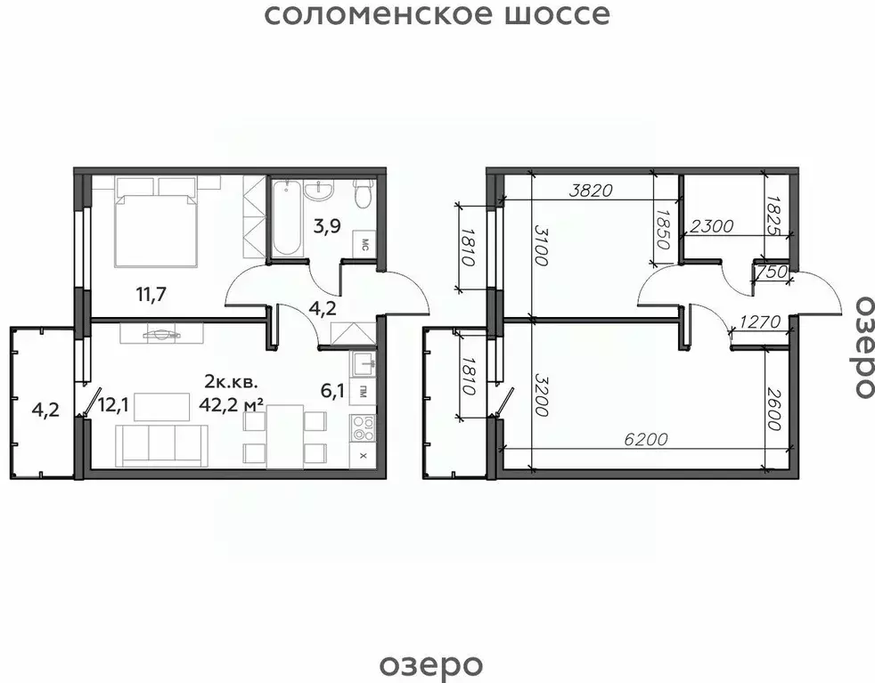 2-к кв. Карелия, Петрозаводск Вороний Наволок тер., Талоярви мкр,  ... - Фото 1