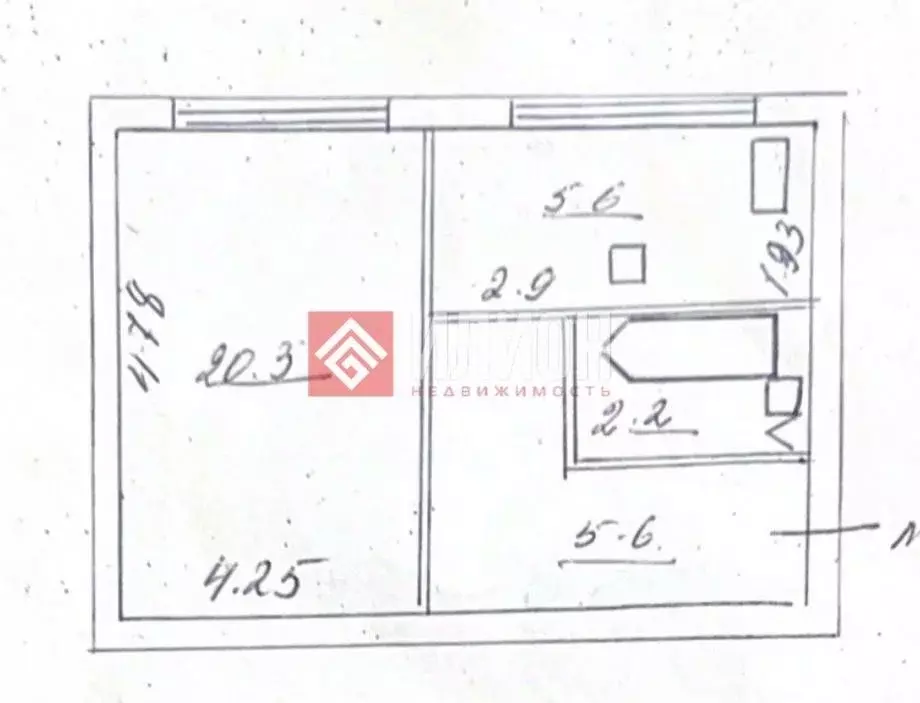 1-к кв. Севастополь ул. Одинцова, 9 (34.0 м) - Фото 2