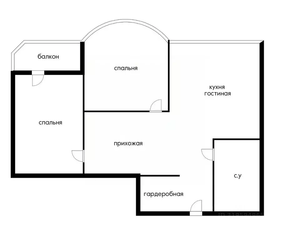 2-к кв. Краснодарский край, Краснодар ул. Имени Симиренко, 71к3 (61.0 ... - Фото 1