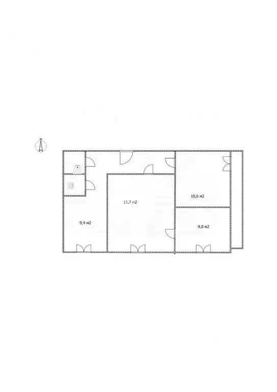 3-к кв. Карелия, Петрозаводск Сегежская ул., 13А (53.2 м) - Фото 2