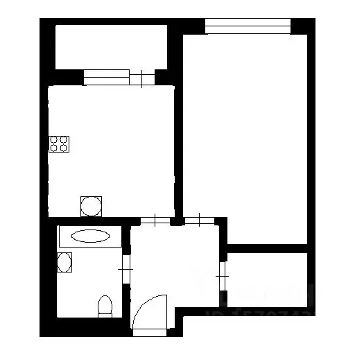 1-к кв. Санкт-Петербург Дальневосточный просп., 33к1 (34.3 м) - Фото 2