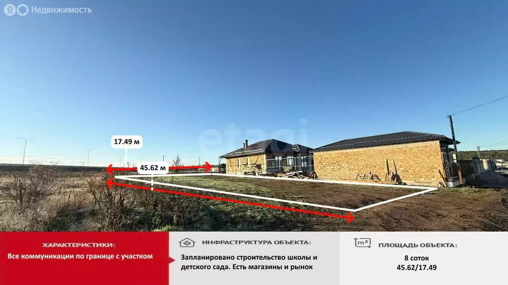 Участок в Перовское сельское поселение, массив Дубки 2, Цветочная ... - Фото 1