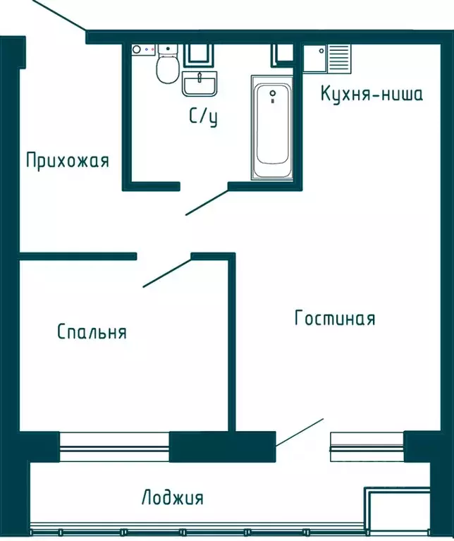 1-к кв. Хабаровский край, Хабаровск ДОС кв-л,  (46.25 м) - Фото 0