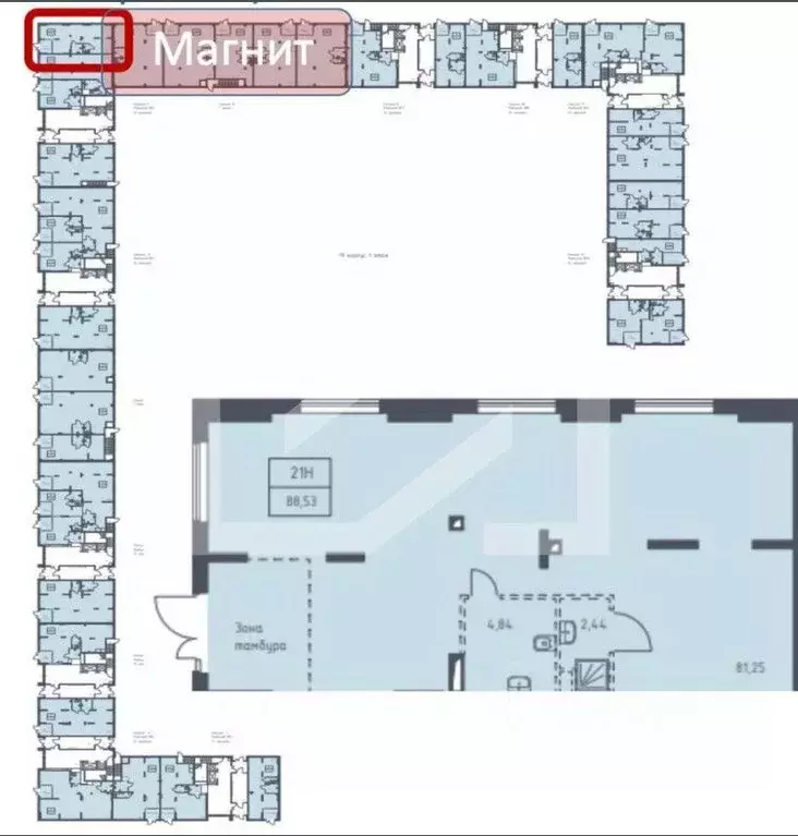 Торговая площадь в Москва ул. Любучанская, 1 (89 м) - Фото 1