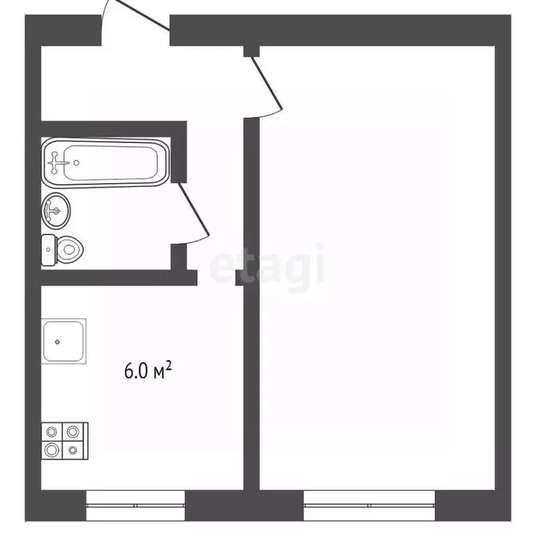 1-к кв. Москва Профсоюзная ул., 136К3 (33.1 м) - Фото 1