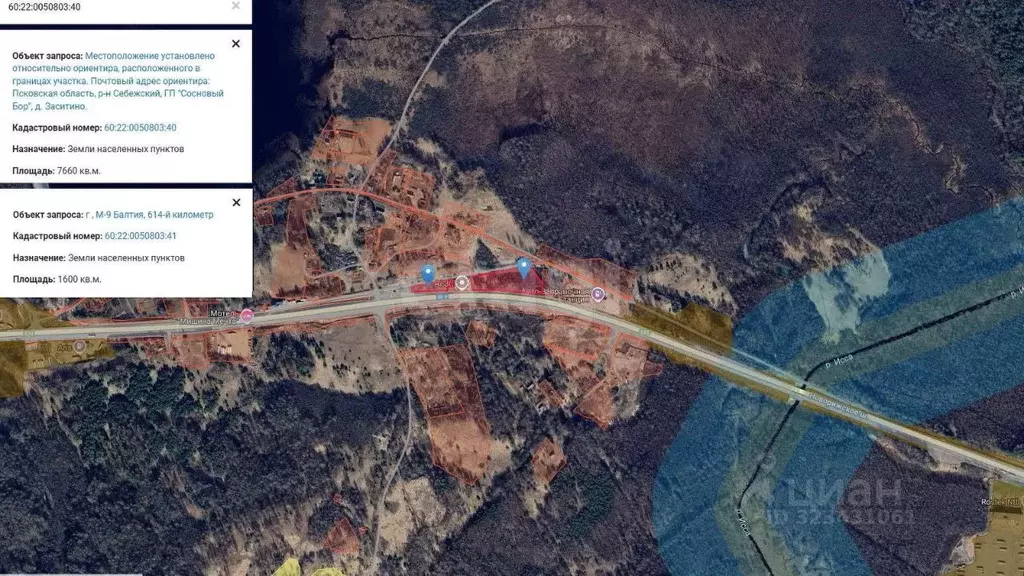 Участок в Псковская область, Себежский район, Сосновый Бор городское ... - Фото 1