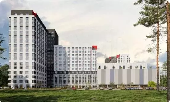 2-к. квартира, 60,8 м, 7/17 эт. - Фото 1