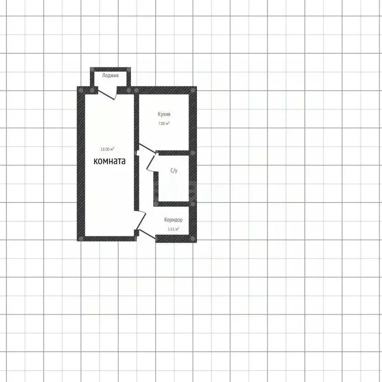1-к кв. Адыгея, Майкоп Краснооктябрьская ул., 27 (32.6 м) - Фото 2
