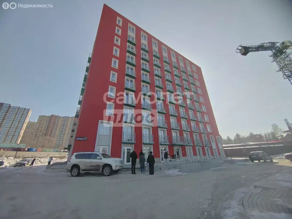 Квартира-студия: Новосибирск, Октябрьский район, микрорайон ... - Фото 2