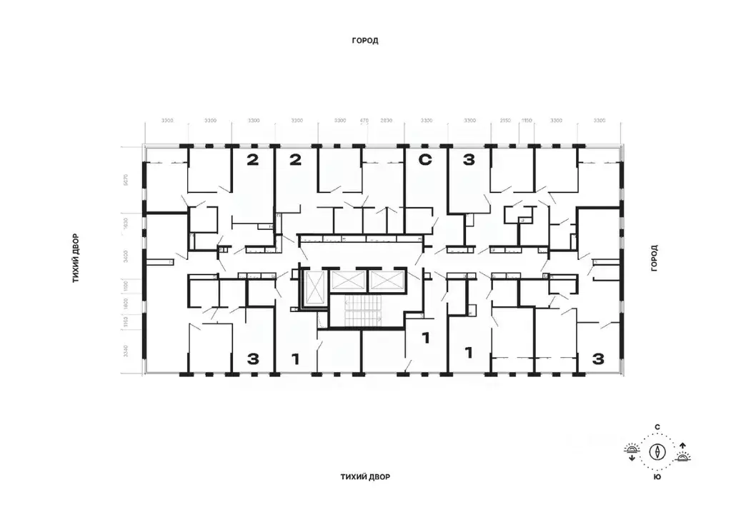 3-к кв. Свердловская область, Екатеринбург ДНК: Дом на Куйбышева жилой ... - Фото 2