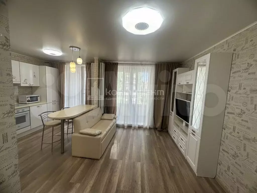 Квартира-студия, 41 м, 4/18 эт. - Фото 1
