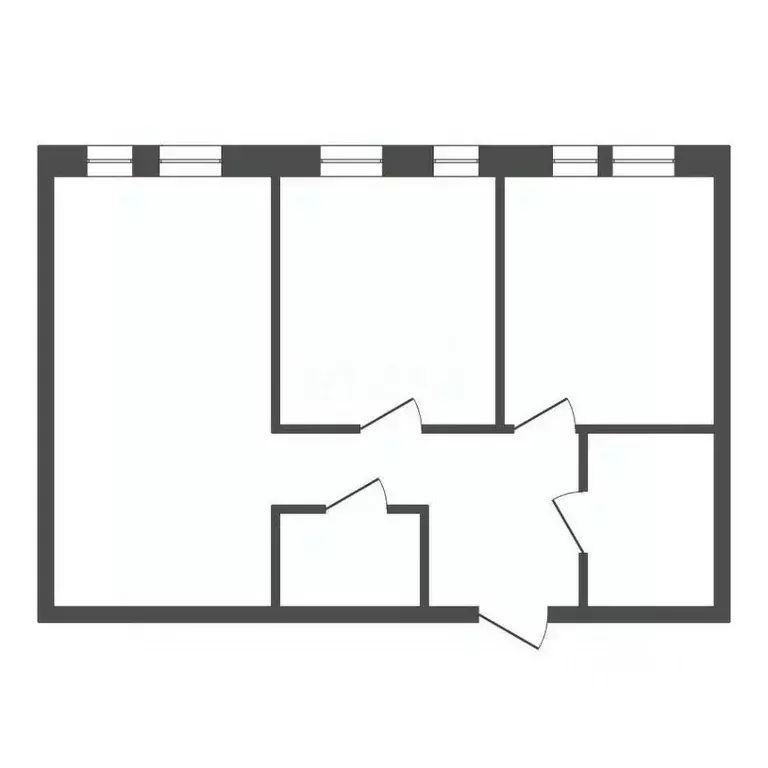 2-к кв. Калужская область, Обнинск просп. Маркса, 99/1 (54.8 м) - Фото 2