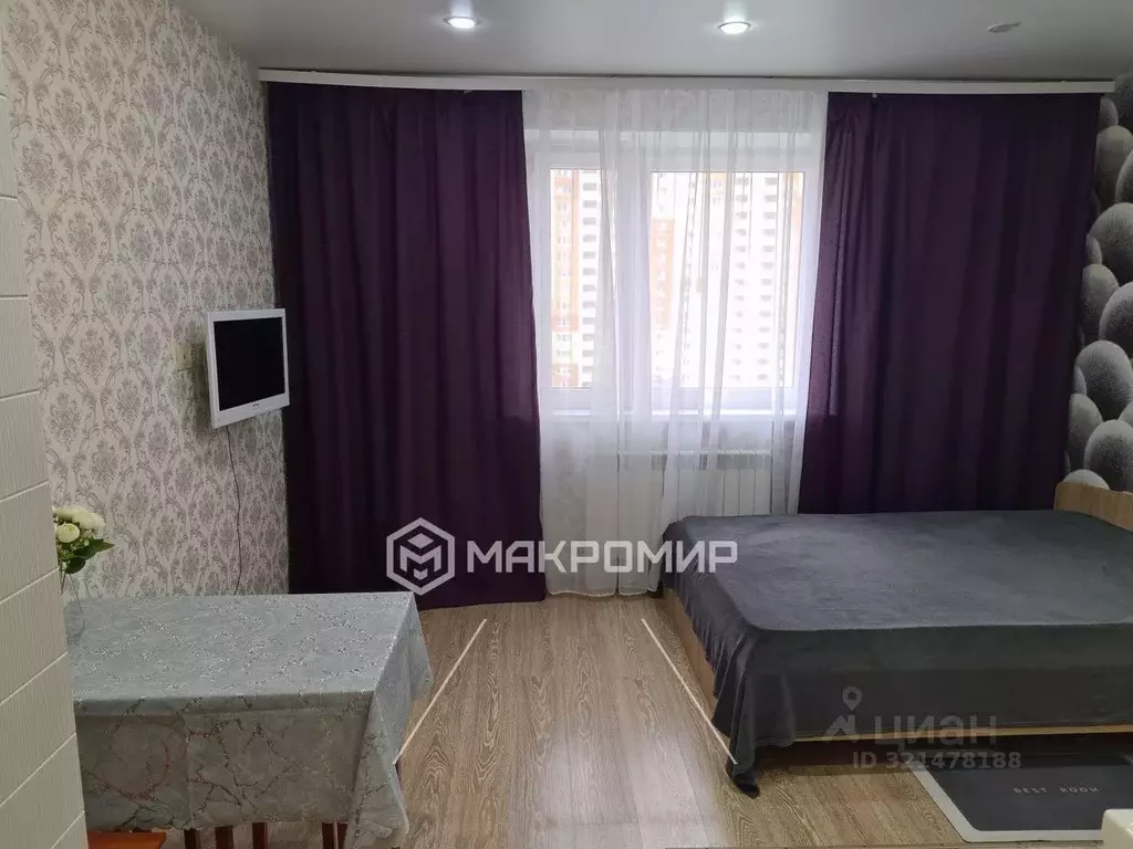 Студия Московская область, Домодедово Южный мкр, ул. Курыжова, 32 ... - Фото 1