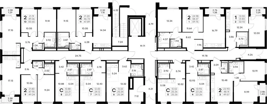 Квартира-студия: Нижний Новгород, Новинский сельсовет (22.21 м) - Фото 1