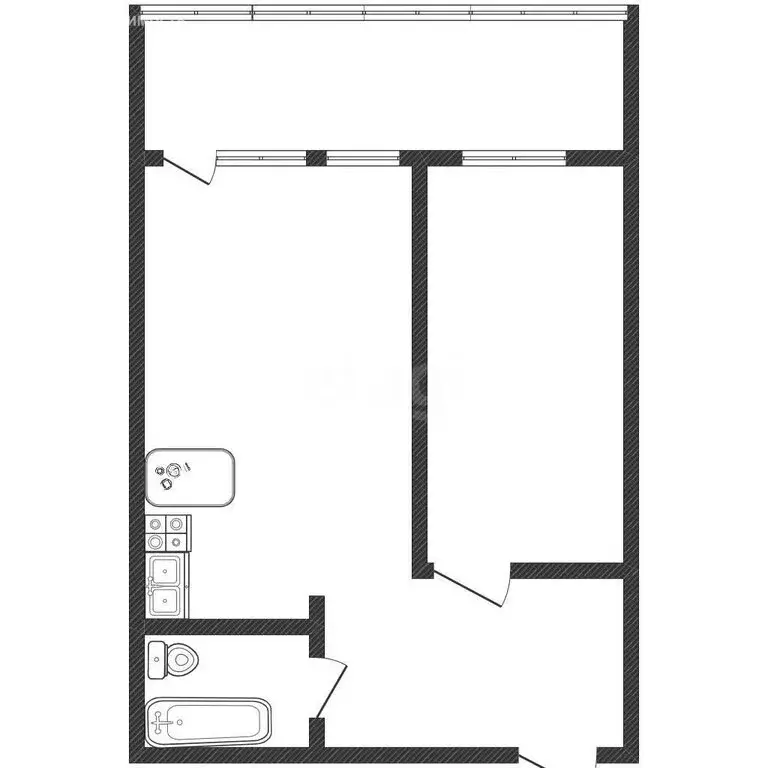 1-комнатная квартира: Бийск, Советская улица, 189/6 (43.6 м) - Фото 1