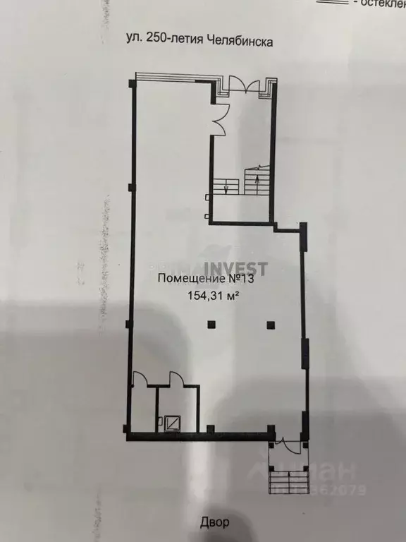 Торговая площадь в Челябинская область, Челябинск ул. 250-летия ... - Фото 2