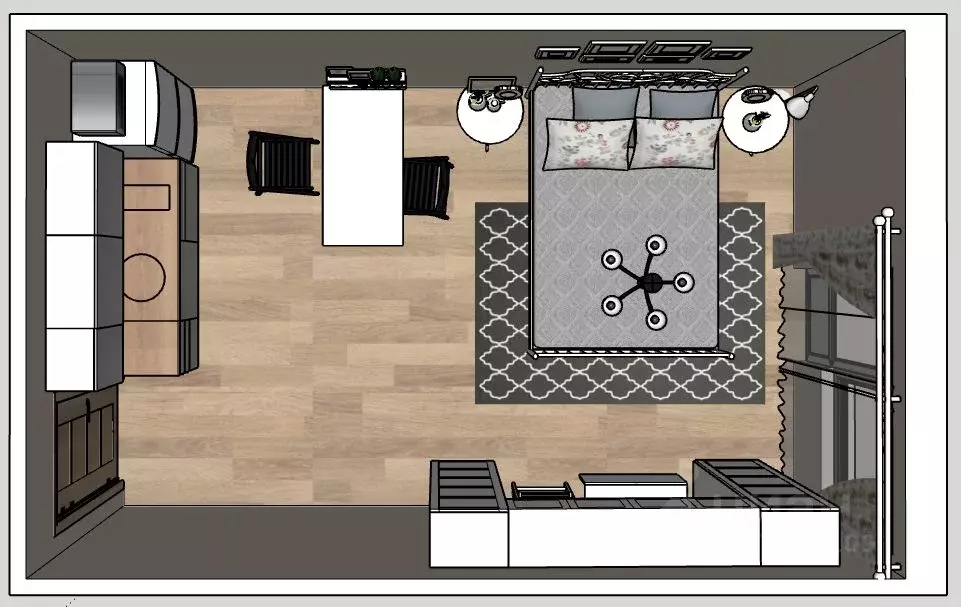 Студия Санкт-Петербург Комендантский просп., 66к1 (25.7 м) - Фото 2