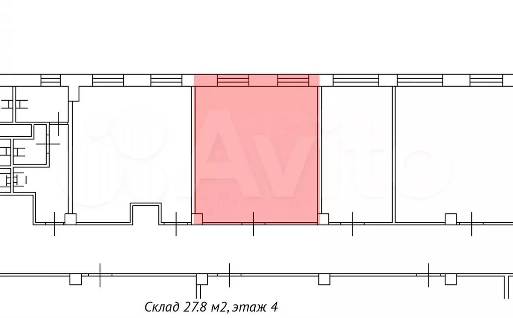 Сдам Склад 27.8 м2 - Фото 0