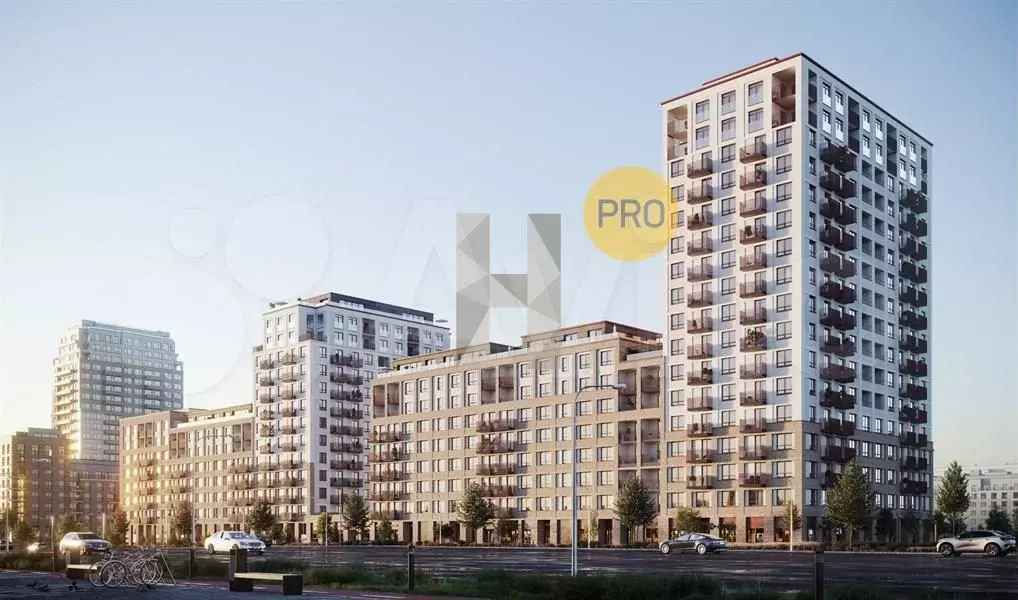 2-к. квартира, 88,7 м, 5/17 эт. - Фото 1