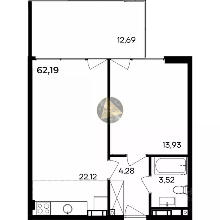 1-к кв. Крым, Сакский район, Лесновское с/пос, с. Прибрежное ул. ... - Фото 2