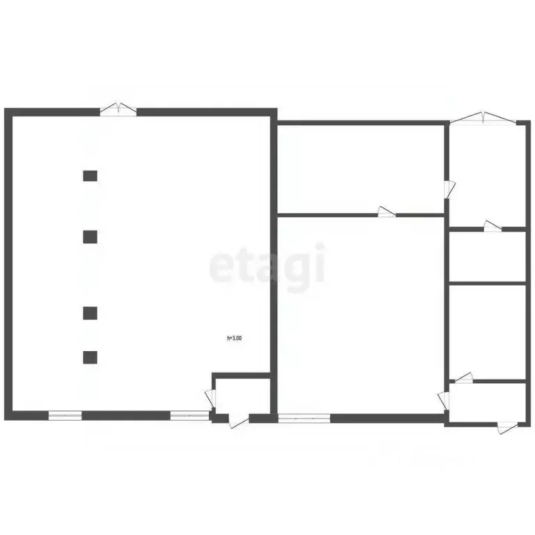 Торговая площадь в Тюменская область, Тюмень Восточный мкр, ул. ... - Фото 2