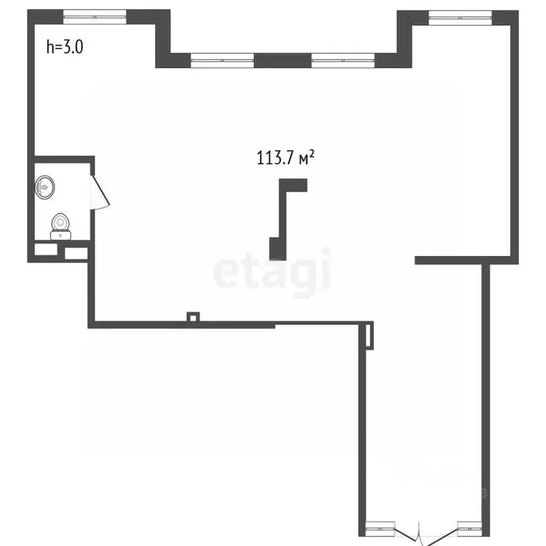 Торговая площадь в Ханты-Мансийский АО, Ханты-Мансийск Самаровская ... - Фото 2