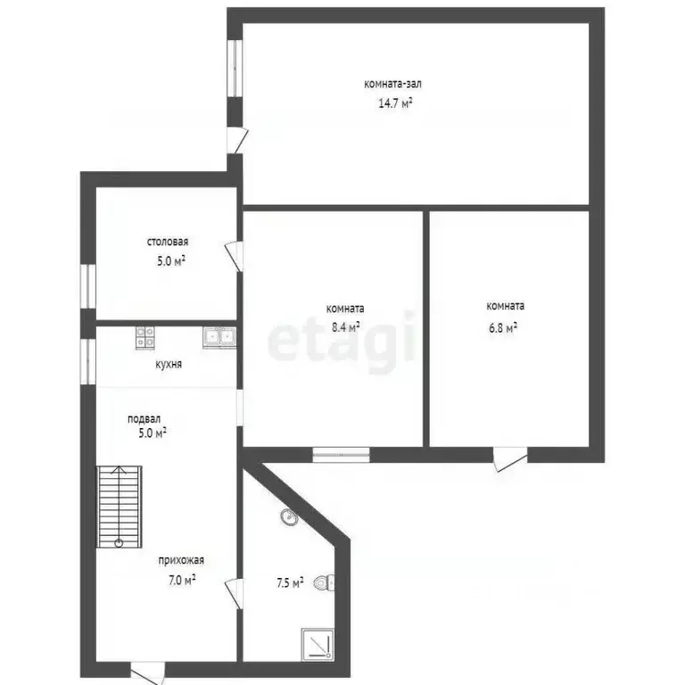 3-к кв. Ростовская область, Ростов-на-Дону Ленгородок мкр, ул. ... - Фото 0